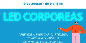 OBERÁ: Capacitación en cartelería LED corpórea en el Club de Emprendedores