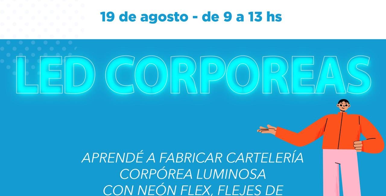 OBERÁ: Capacitación en cartelería LED corpórea en el Club de Emprendedores