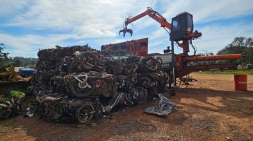 Compactación de vehículos: después de más de 15 años, el Municipio recupera espacio y reduce el impacto ambiental