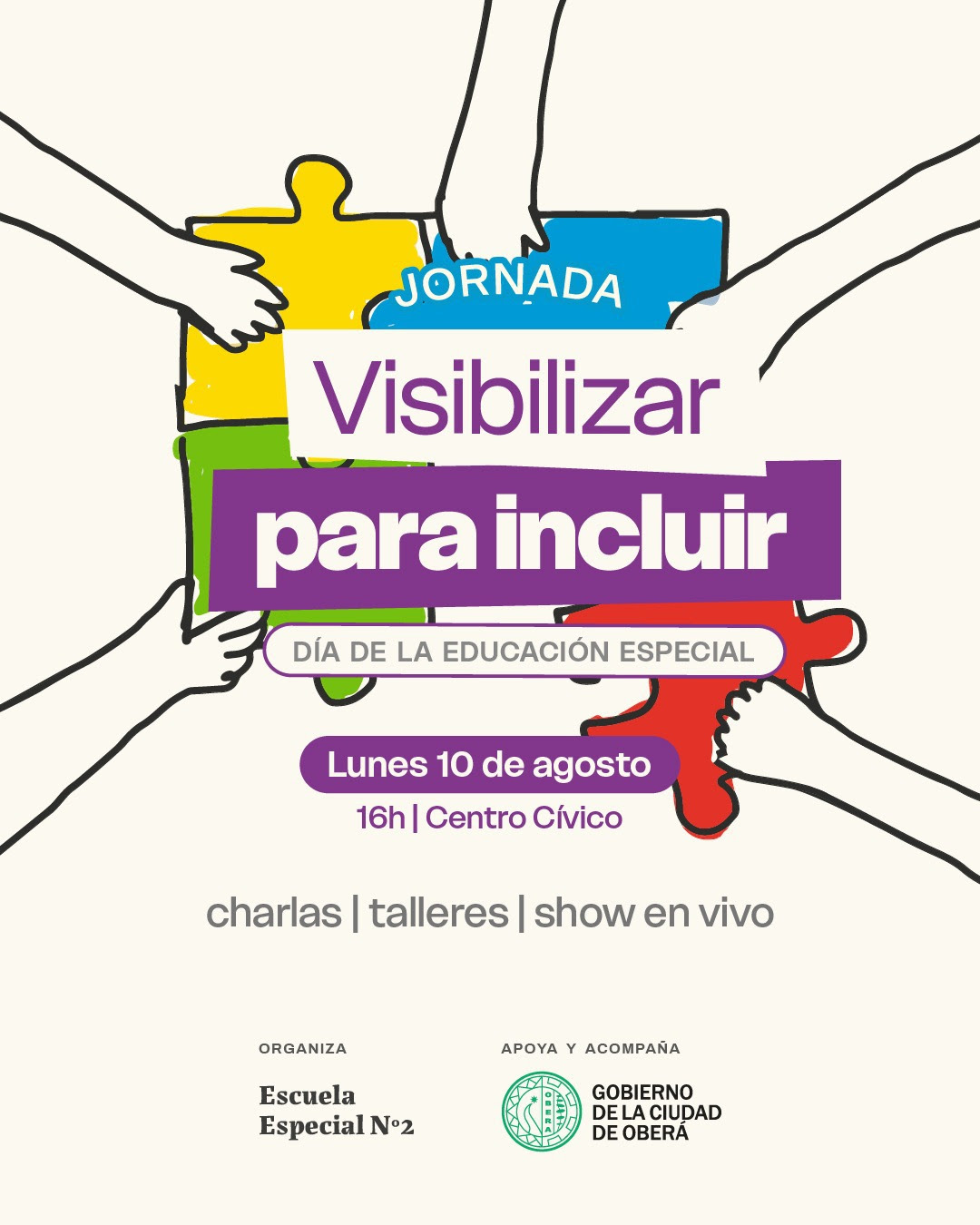 “Visibilizar para Incluir”: una jornada abierta para promover la inclusión en Oberá