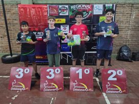 Oberá sumó podios en el Torneo Regional Abierto de Tenis de Mesa