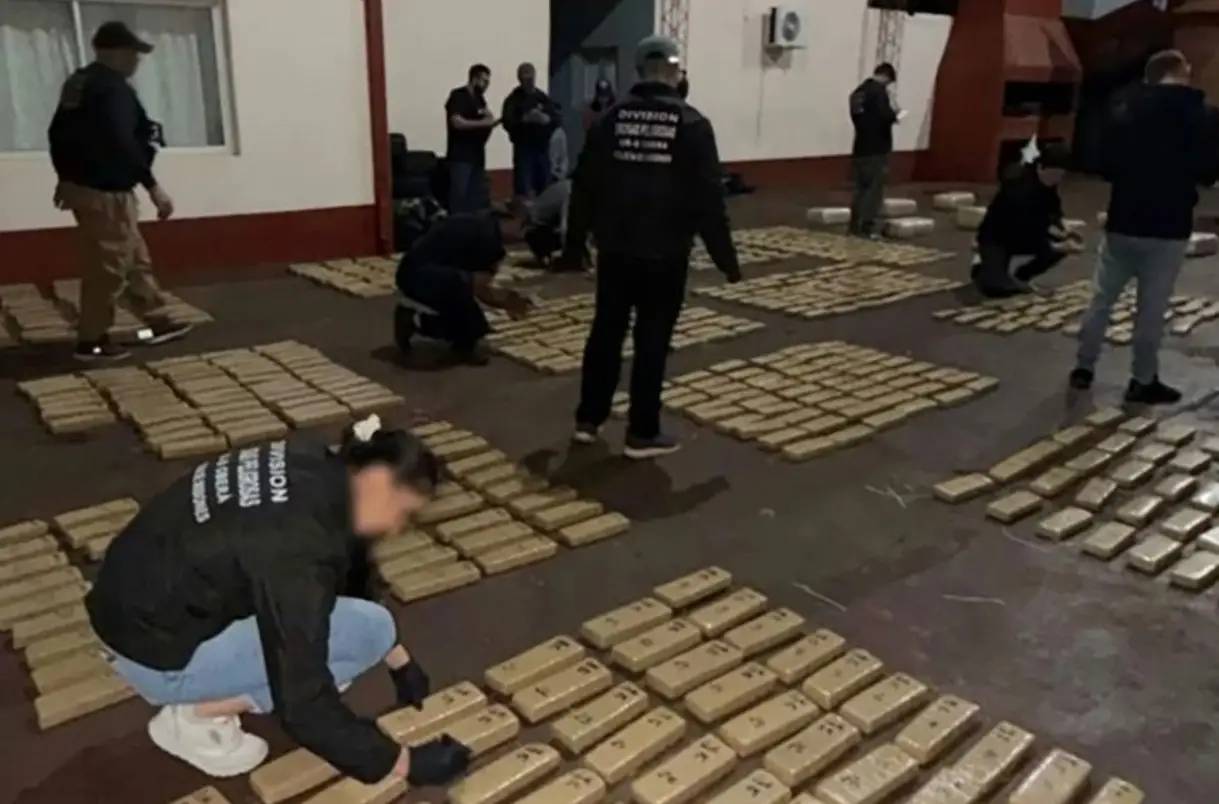 Oberá: dictan prisión domiciliaria a un joven por acopiar más de 740 kilos de marihuana