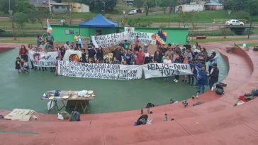 Colonos marcharon por regularización de tierras y cese de desalojos en San Pedro