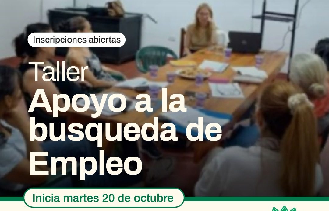 Última semana de inscripción para el taller “Apoyo a la Búsqueda de Empleo”