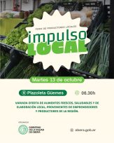 Feria “Impulso Local” en la Plazoleta Güemes el martes 13 de octubre